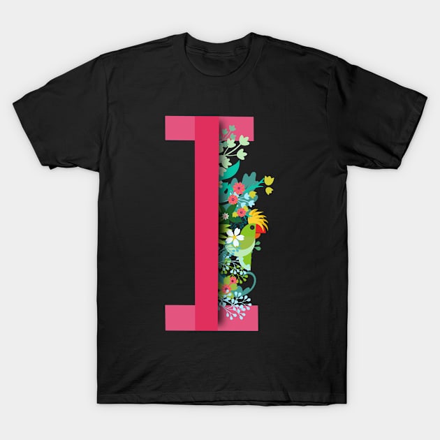 Tropical alphabet I T-Shirt by Susana